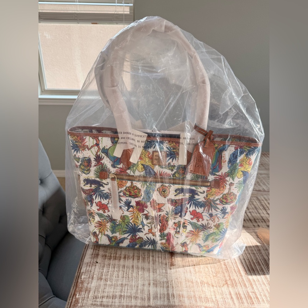 BNWT Disney Jungle Book Dooney & Bourke Large Tote Bag